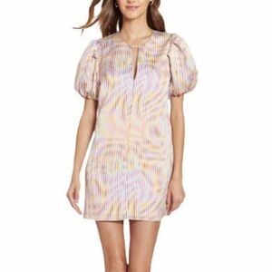 Amanda Uprichard FAME Mini Dress in Optic‎ Print - S